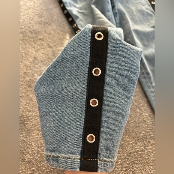 BDG Twig High-Rise Skinny Jean, Grommet Stripe Women’s Jeans, size 7 - Picture 5 of 5